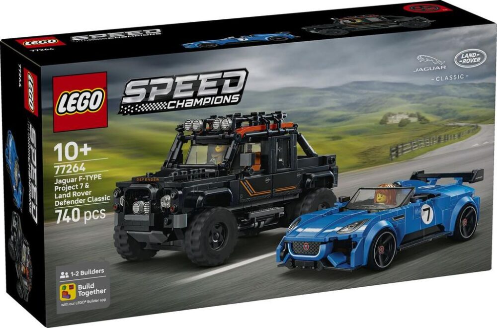 LEGO Speed Champions 77264 Jaguar F-Type Project 7 & Land Rover Defender Classic