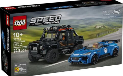 LEGO Speed Champions 77264 Jaguar F-Type Project 7 & Land Rover Defender Classic