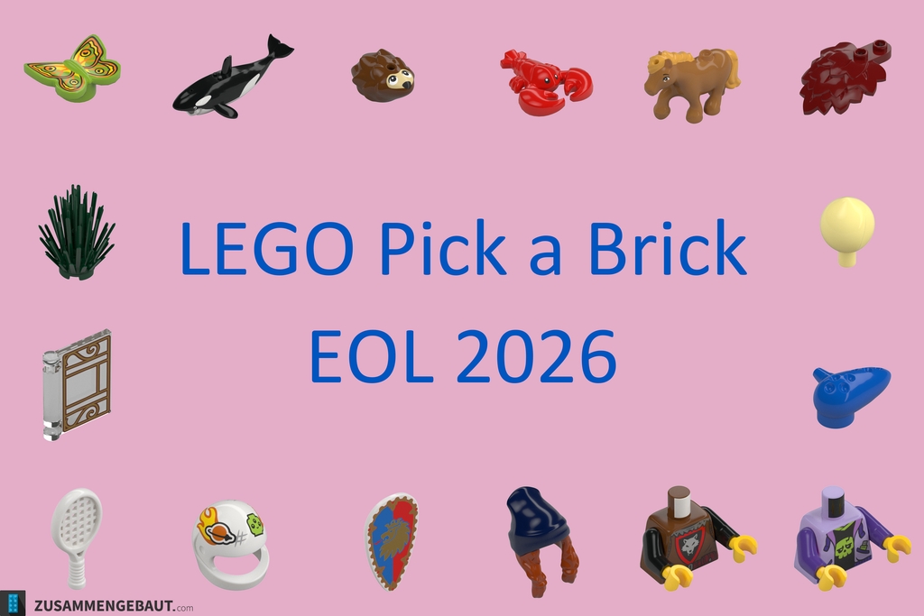 Pick a Brick EOL 1. Halbjahr 2026: Tiere, Pflanzen und Minifiguren