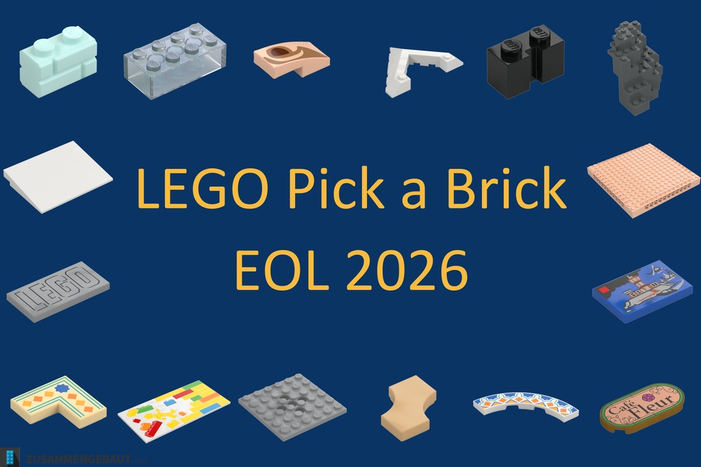 Pick a Brick EOL 1. Halbjahr 2026: Steine, Platten und Kacheln