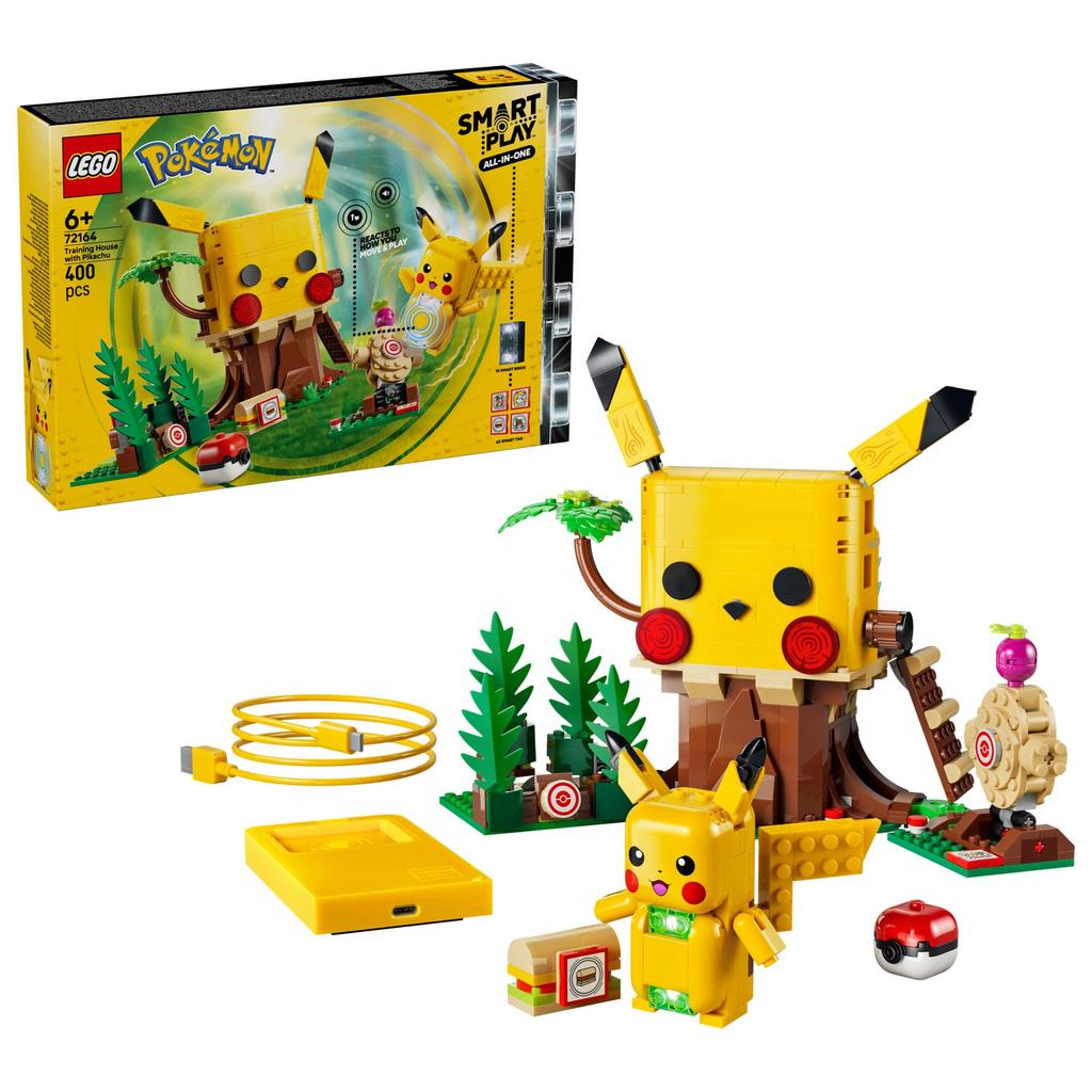 LEGO Pokémon 72164 SMART Play: Trainingshaus mit Pikachu