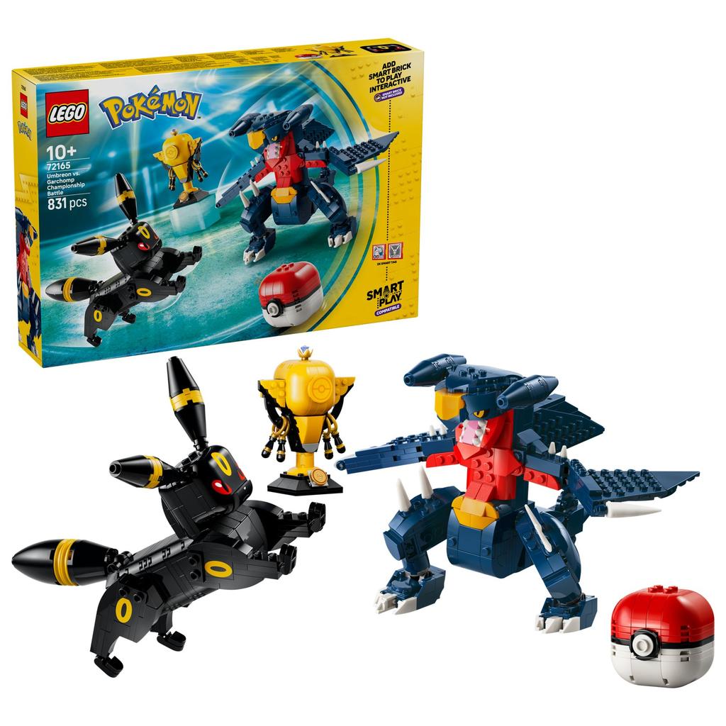 LEGO Pokémon 72165 SMART Play: Nachtaras und Knakracks Duell um die Meisterschaft