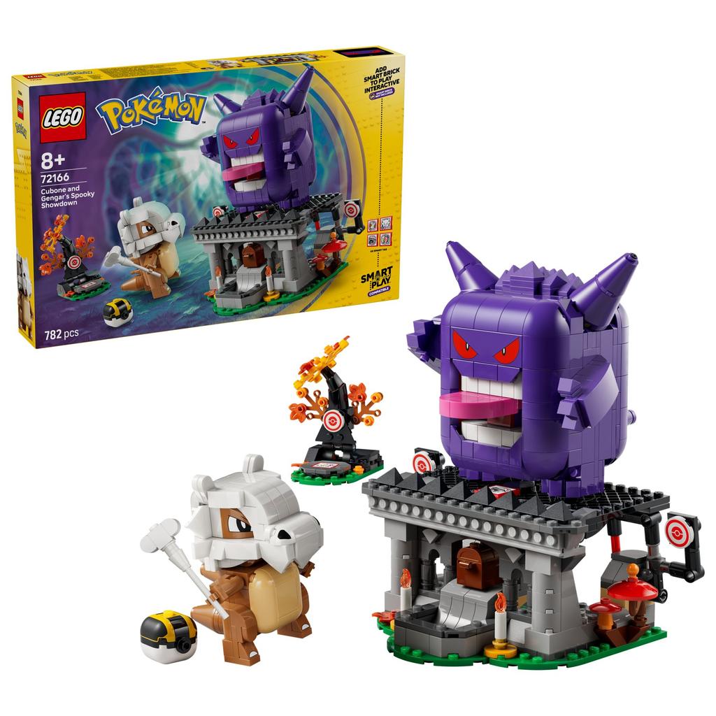LEGO Pokémon 72166 SMART Play: Tragossos und Gengars Gruselduell
