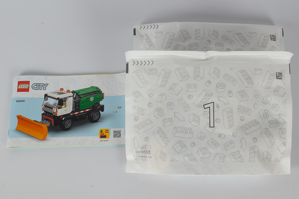 LEGO City 60490 Schneepflug: Setumfang