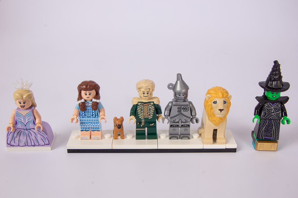 LEGO Wicked 75685 Emerald-City-Wandkunst: Minifiguren