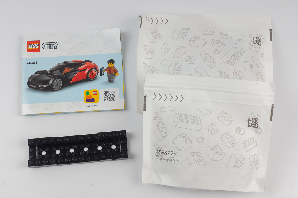 LEGO City 60486 Elektro-Supersportwagen: Setumfang