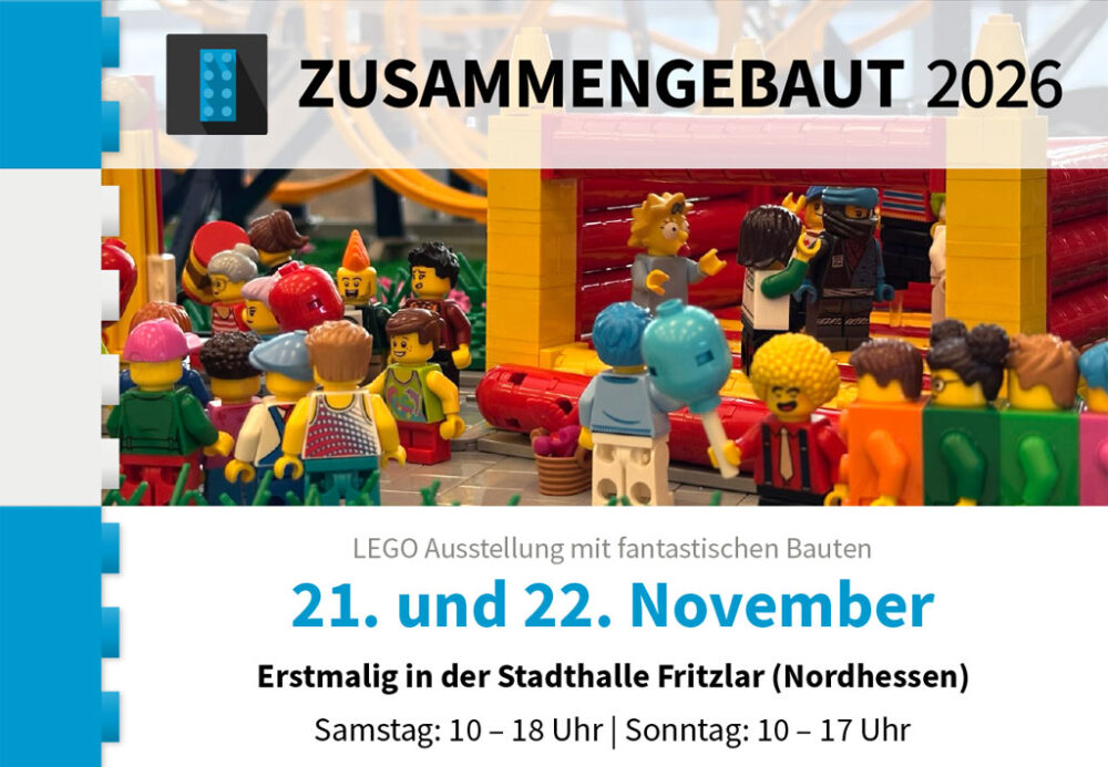 Zusammengebaut 2026 LEGO Ausstellung in Fritzlar (Nordhessen)