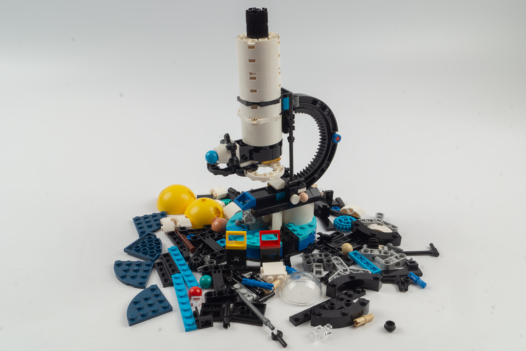 LEGO Creator 3-in-1 31378 Weltraumteleskop: Mikroskop und verbleibende Teile
